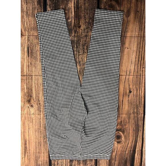 Talbots Women's Black Check Ankle Pants Size Large Casual Stretchy Fit - Picture 5 of 5